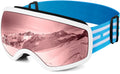 Kids Ski Goggles Snowboard Goggles for Children, Youth, Boys & Girls 3-15