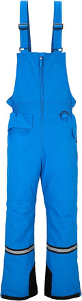 Men's Winter Insulated Ski Pants Waterproof Snow Bibs Cargo Overalls