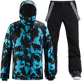 Men's Winter Snow Coat Ski Suits Snowboard Jacket Pants Windproof Waterproof for Winter Sports