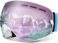 Ski Goggles,Winter Snow Sports Snowboard Goggles with Anti-Fog Lens