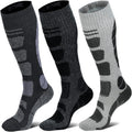 Ski Socks Merino Wool Thermal Knee High Winter Snowboard Sport Socks Men Women, Hunting
