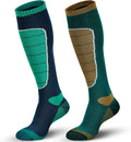 Merino Wool Ski Socks, Cold Weather Socks for Snowboarding, Snow, Winter, Thermal Knee-high Warm Socks, Hunting